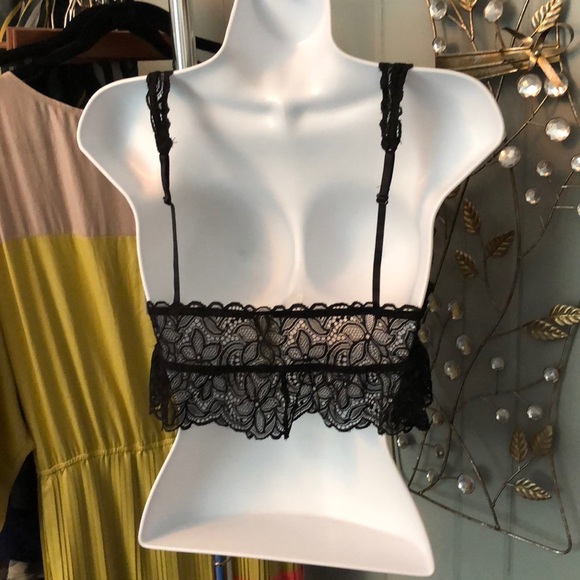 NWT Jessica Simpson black lace bra size medium - Picture 3 of 4